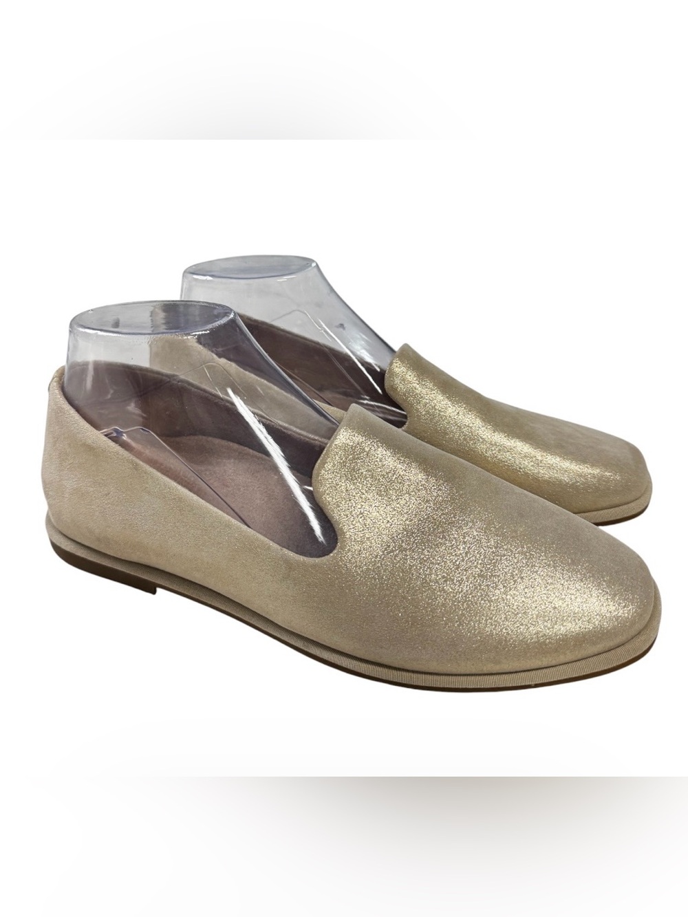 Vionic Willa 2.0 Gold Shimmer Slip-On Women's Loafers Size 8.5